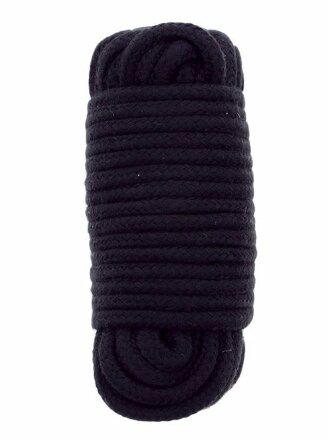 Черная веревка для связывания BONDX LOVE ROPE - 10 м. 