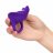 Фиолетовое перезаряжаемое эрекционное кольцо Silicone Remote Orgasm Ring 