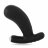 Черный вибромассажер простаты Nuo Vibrating Butt Plug - 10 см. 