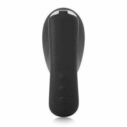 Черный вибромассажер простаты Nuo Vibrating Butt Plug - 10 см. 