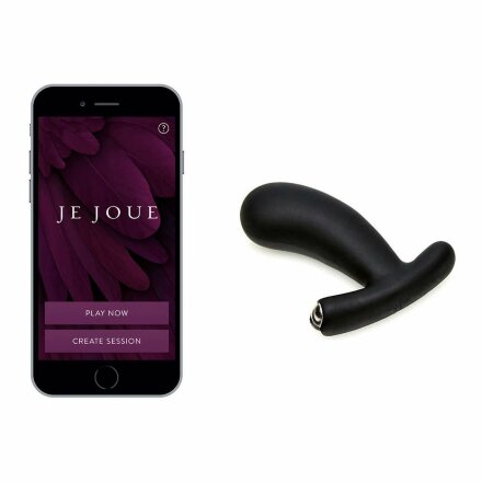 Черный вибромассажер простаты Nuo Vibrating Butt Plug - 10 см. 