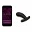 Черный вибромассажер простаты Nuo Vibrating Butt Plug - 10 см. 