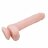 Телесный фаллоимитатор на присоске Super Dildo - 21,5 см. 