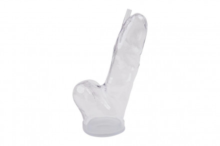 Реалистичная вакуумная помпа с насосом-поршнем Realistic Penis Pump Professional 