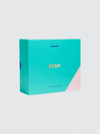 Бирюзовый вибромассажер Unbound Bean 