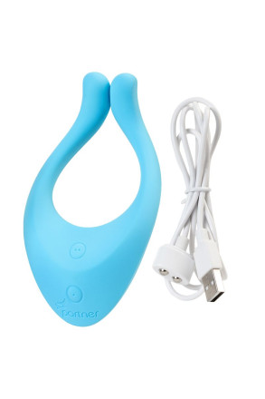 Голубой многофункциональный стимулятор для пар Satisfyer Partner Multifun 1 