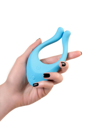 Голубой многофункциональный стимулятор для пар Satisfyer Partner Multifun 1 