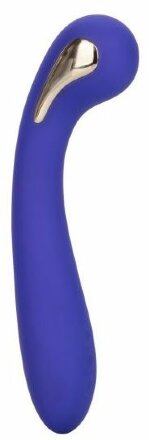 Фиолетовый вибромассажер с электростимуляцией Intimate Estim Petite G Wand - 19 см. 