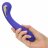 Фиолетовый вибромассажер с электростимуляцией Intimate Estim Petite G Wand - 19 см. 