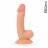 Телесный реалистичный фаллоимитатор Erowoman 