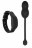 Черные вагинальные виброшарики с браслетом-пультом Wristband Remote Ultra-Soft Kegel System 