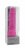 Розовый вибратор с лепестками у основания PURRFECT SILICONE CLASSIC 7INCH PINK - 18 см. 
