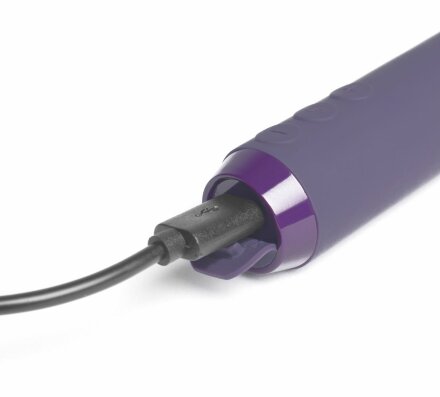 Фиолетовый мини-вибратор G-Spot Bullet - 11,4 см. 