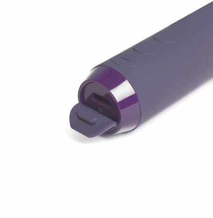 Фиолетовый мини-вибратор G-Spot Bullet - 11,4 см. 