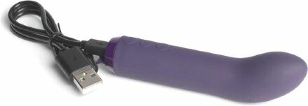 Фиолетовый мини-вибратор G-Spot Bullet - 11,4 см. 