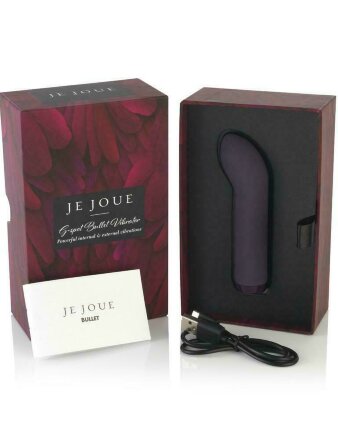 Фиолетовый мини-вибратор G-Spot Bullet - 11,4 см. 