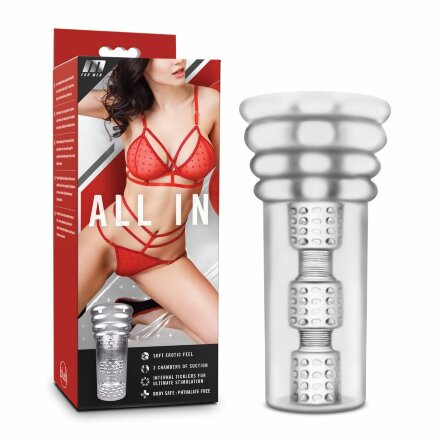 Прозрачный мастурбатор-вагина M for Men All In 