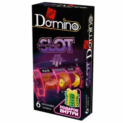 Ароматизированные презервативы DOMINO &quot;Фруктовый слот&quot; - 6 шт.