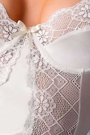 Корсаж Blanchet с озорными оборками и кружевами 