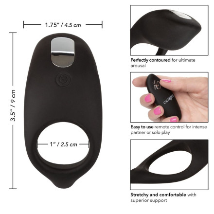 Черный вибронабор для двоих Silicone Remote Foreplay Set 