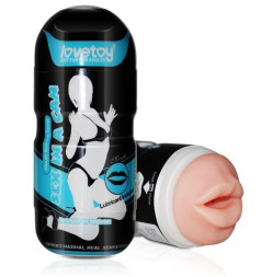 Телесный мастурбатор-ротик Sex in a can