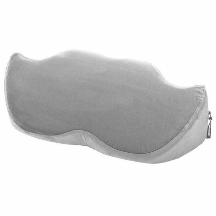 Подушка для любви Mustache Wedge из серой микрофибры 
