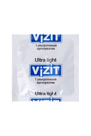 Ультратонкие презервативы VIZIT Ultra light - 3 шт. 