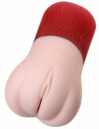 Телесный реалистичный мастурбатор с выпадающей маткой Gokusai Uterus 