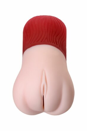 Телесный реалистичный мастурбатор с выпадающей маткой Gokusai Uterus 