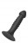 Черный анальный фаллоимитатор NUBBED PLUG - 13,5 см. 