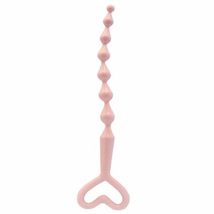Розовая анальная цепочка REE SEDUCE PINK - 32 см. 