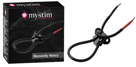 Эрекционное лассо для электростимуляции HEAVENLY HENRY 