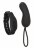 Черное виброяйцо с браслетом-пультом Wristband Remote Curve 