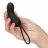Черное виброяйцо с браслетом-пультом Wristband Remote Curve 