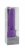 Фиолетовый вибратор с лепестками в основании PURRFECT SILICONE CLASSIC 7INCH PURPLE - 18 см. 