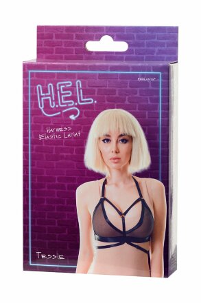 Черная портупея H.E.L. Tessie 