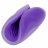 Фиолетовый рельефный мастурбатор Spiral Grip 