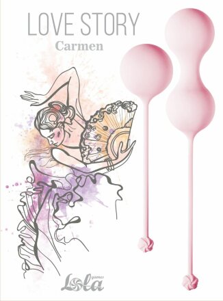 Набор розовых вагинальных шариков Love Story Carmen 