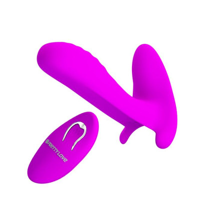Лиловый мультифункциональный вибратор Remote Control Massager 