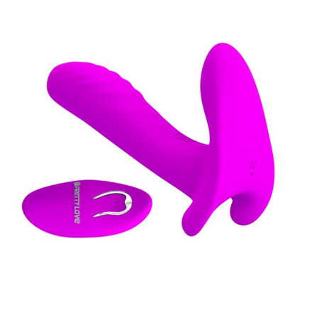 Лиловый мультифункциональный вибратор Remote Control Massager 