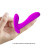 Лиловый мультифункциональный вибратор Remote Control Massager 