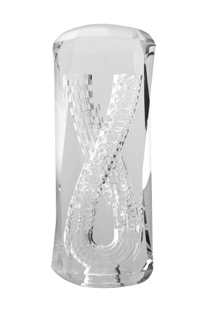 Прозрачный мастурбатор MensMax Xross Beads х Rock Close 