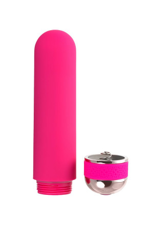 Розовый нереалистичный мини-вибратор Mastick Mini - 13 см. 