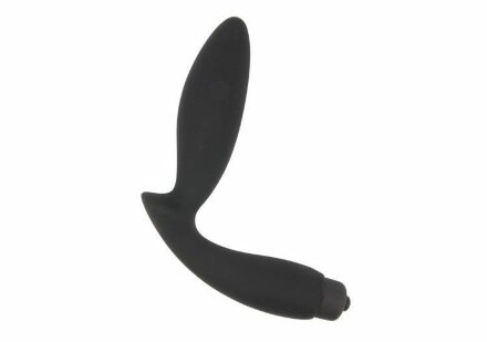 Чёрный вибростимулятор простаты Sex Expert Vibe Pleasure 