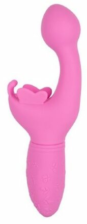 Розовый вибратор-кролик Rechargeable Butterfly Kiss 