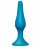 Бирюзовая анальная пробка Slim Anal Plug Large - 12,5 см. 