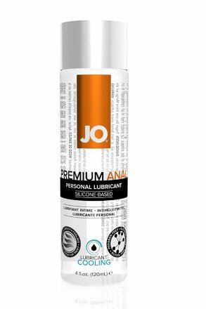 Анальный охлаждающий лубрикант на силиконовой основе JO Anal Premium COOLING - 120 мл. 