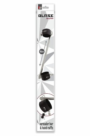 Металлическая распорка для рук с неопреновыми манжетами BLAZE SPREADER BAR &amp; HAND CUFFS 