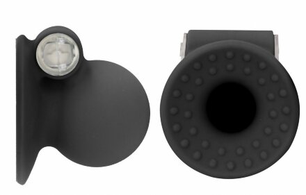 Черные накладки-присоски на соски с вибрацией Vibrating Nipple Suckers 