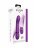 Фиолетовый вибромассажер Kegel G - 20 см. 